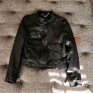 Faux Leather Jacket